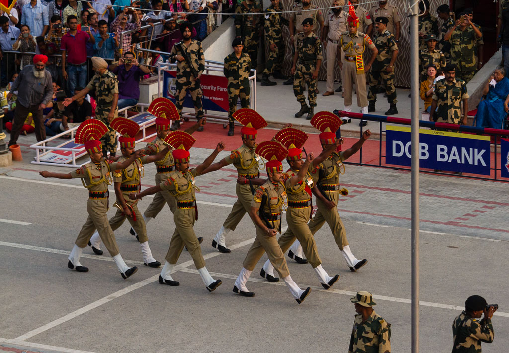 Amritsar's crazy Wagah Border closing ceremony • You Must Roam